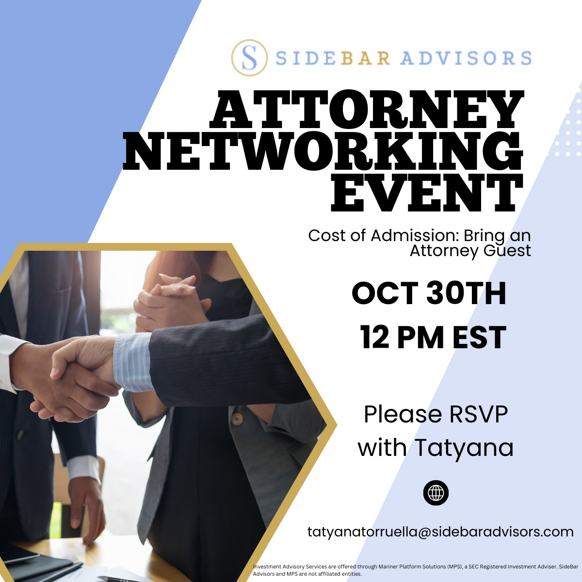 Virtual Attorney Networking Event