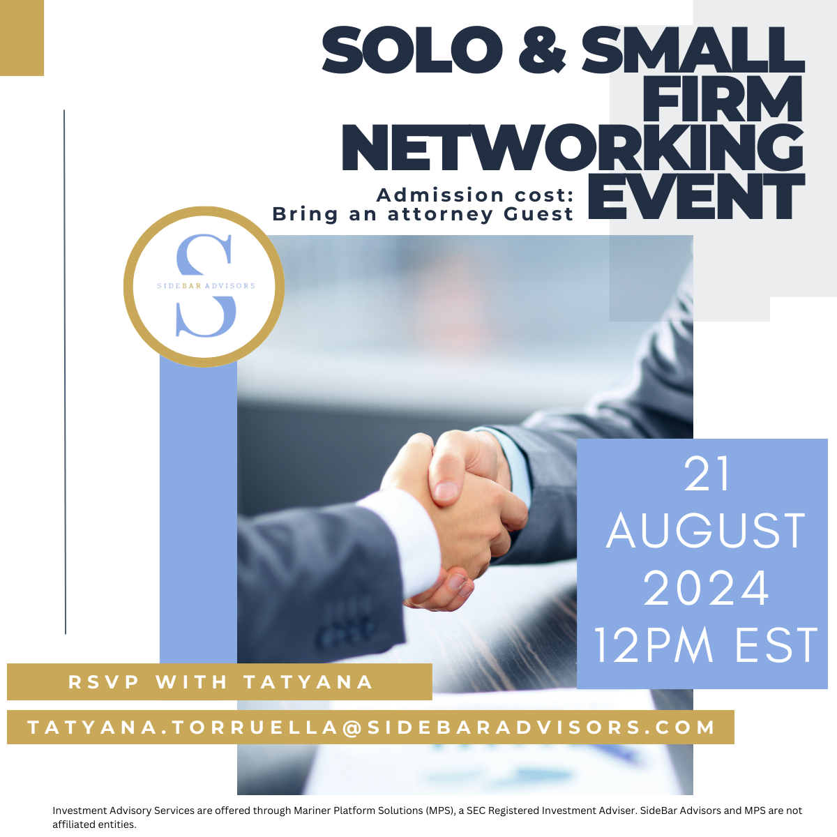 Solo and Small Firm Attorney Networking Event