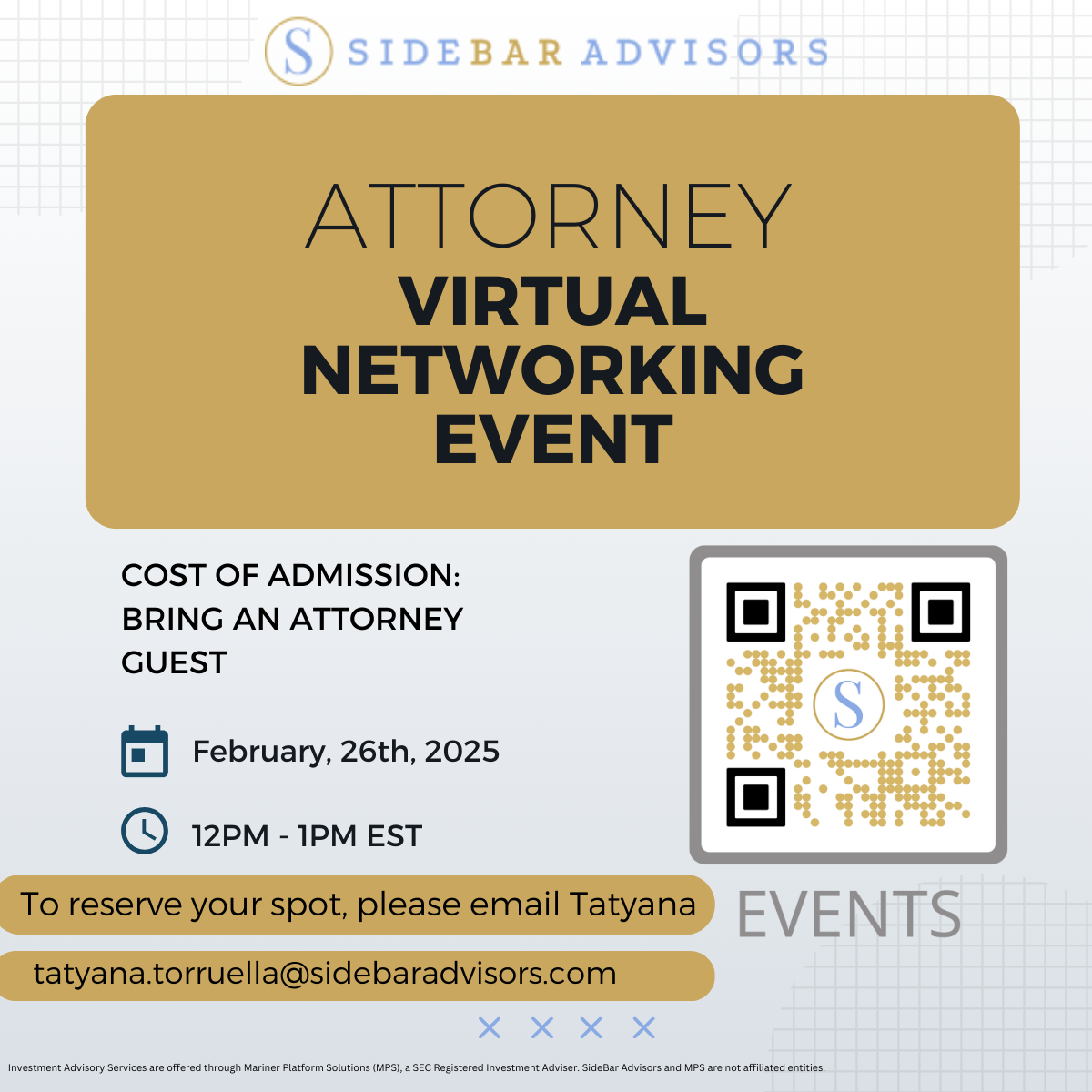 Virtual Attorney Networking Event