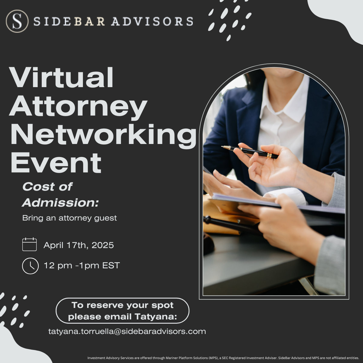 Solo and Small Firm Attorney Networking Event